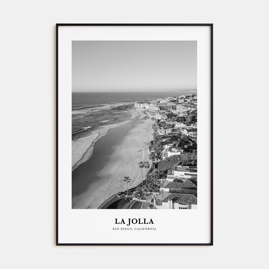 La Jolla Portrait B&W No 2 Poster