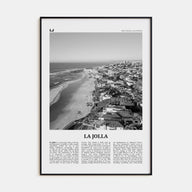 La Jolla Travel B&W No 2 Poster