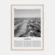 La Jolla Travel B&W No 2 Poster