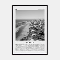 La Jolla Travel B&W No 2 Poster