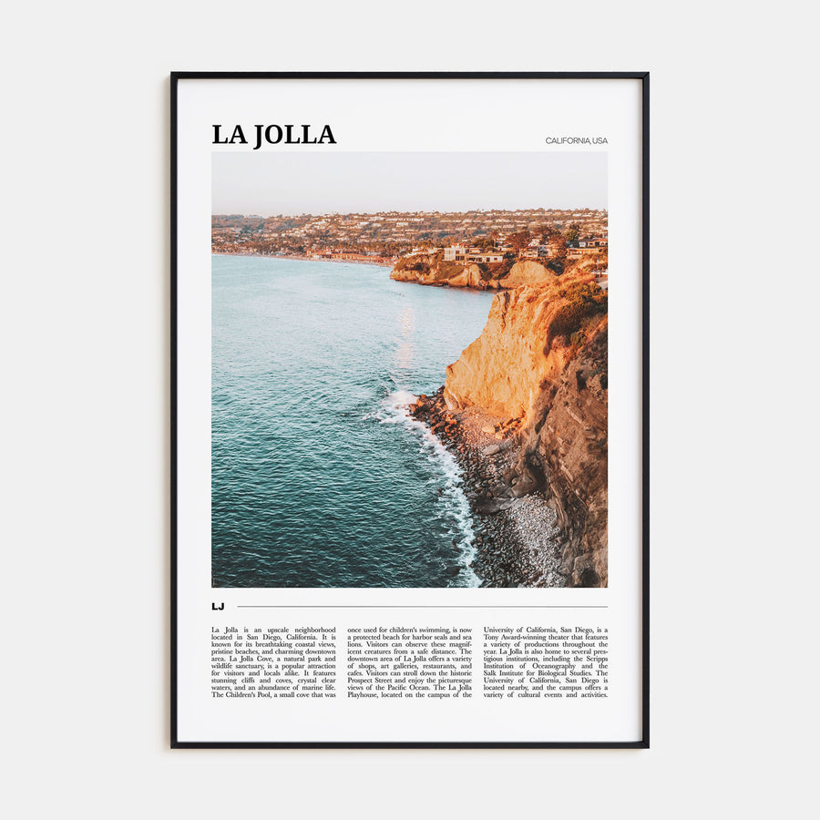 La Jolla Travel Color No 1 Poster