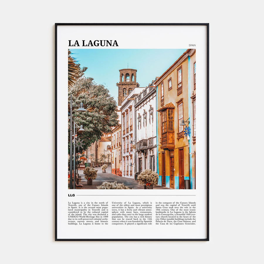 La Laguna Travel Color Poster