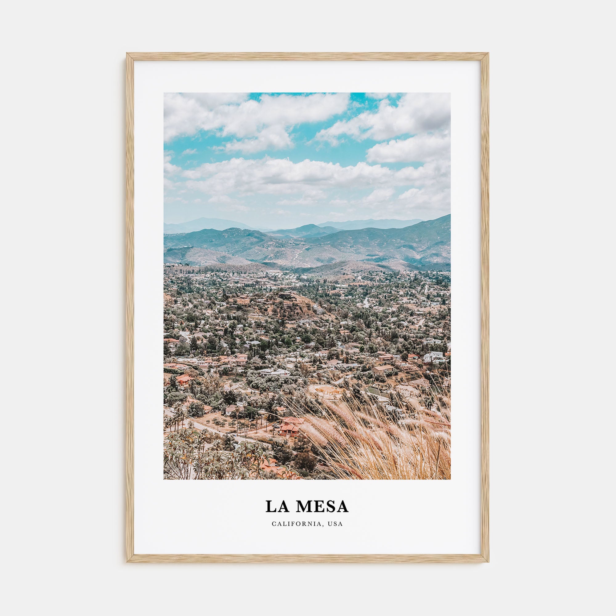 La Mesa Portrait Color Poster