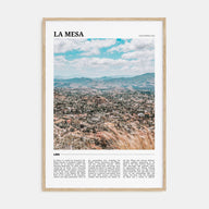 La Mesa Travel Color Poster