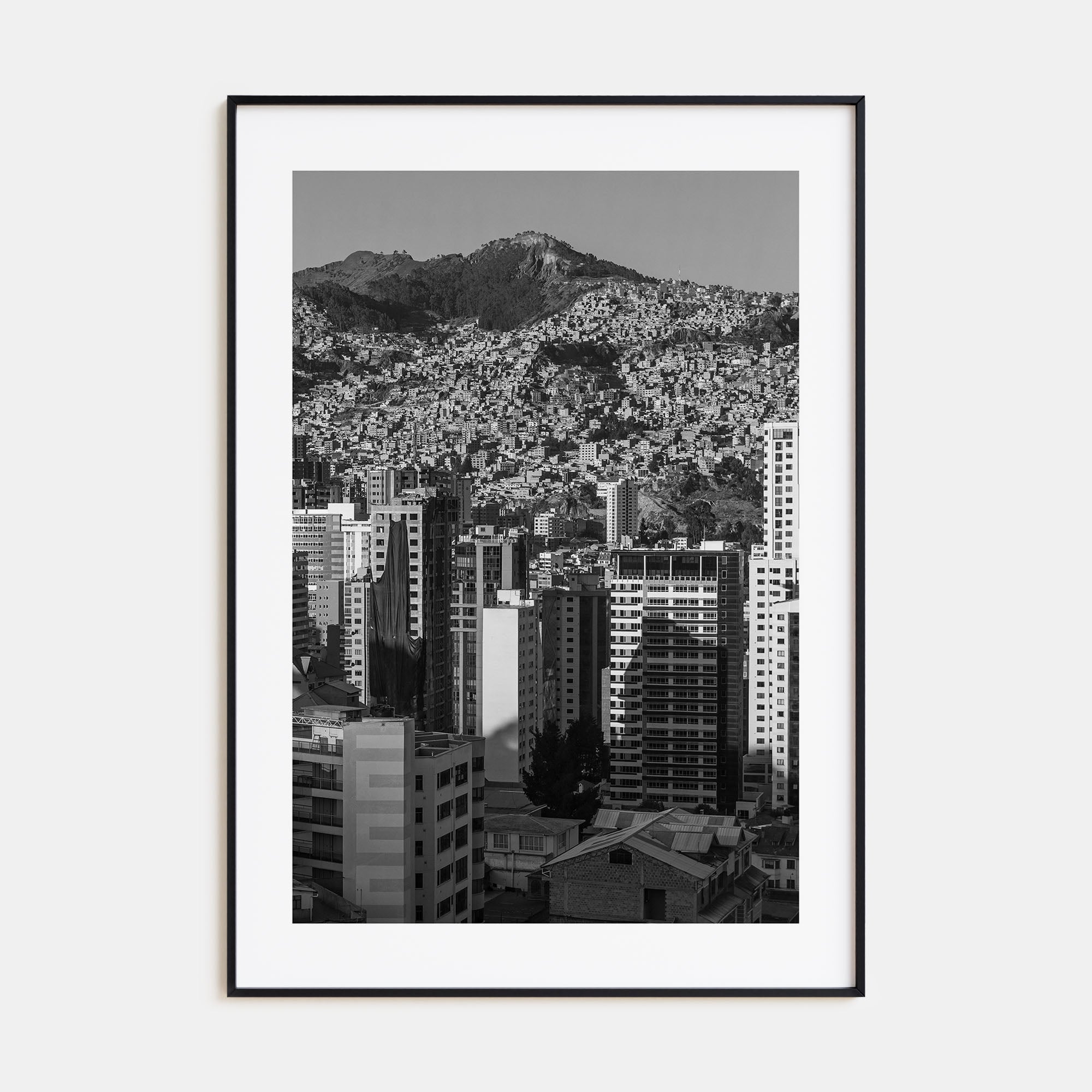 La Paz Photo B&W Poster