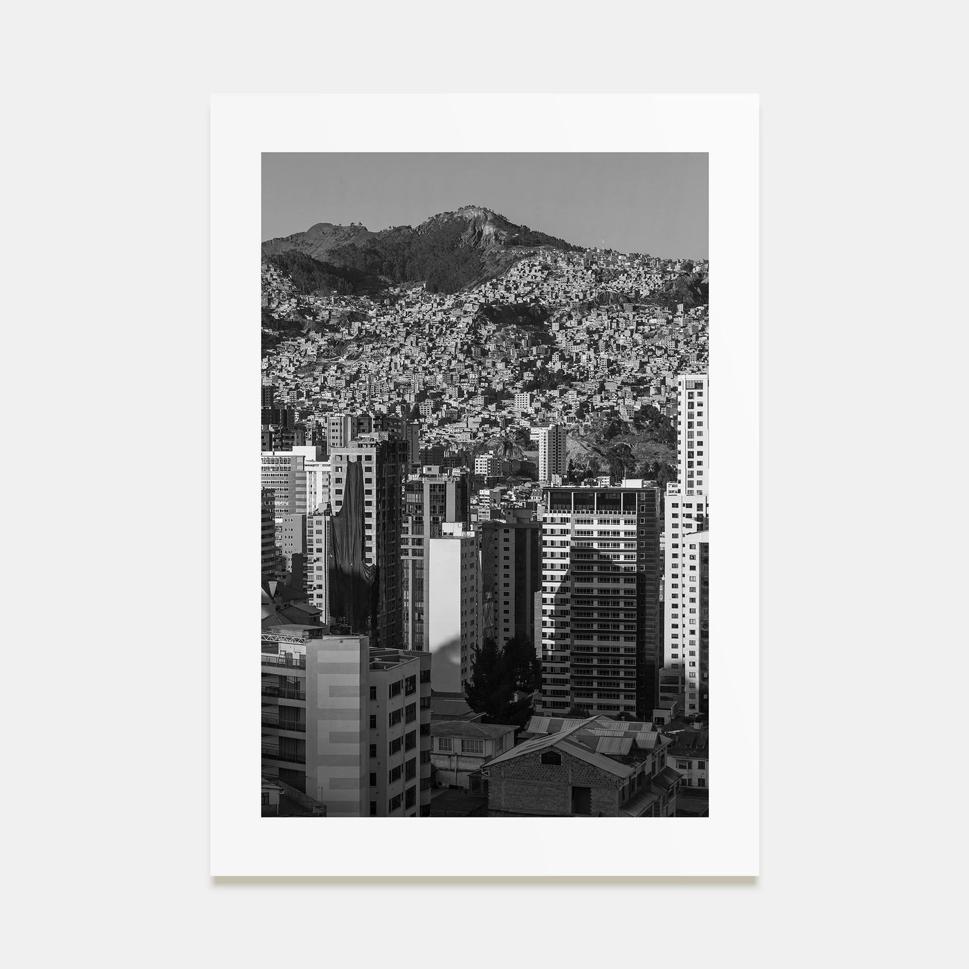 La Paz Photo B&W Poster