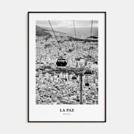 La Paz Portrait B&W Poster