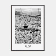 La Paz Portrait B&W Poster