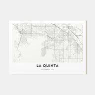 La Quinta Map Landscape Poster