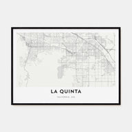 La Quinta Map Landscape Poster