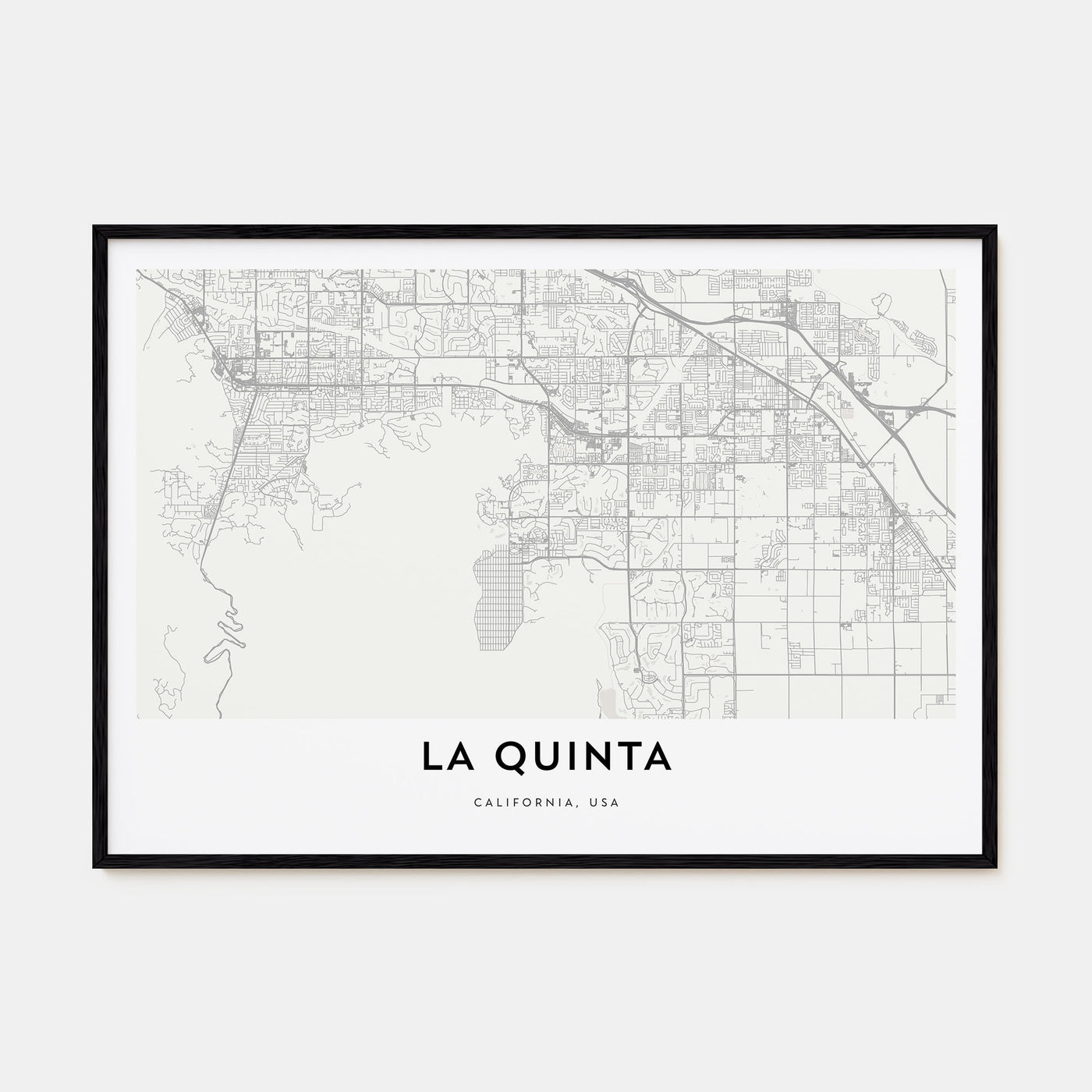La Quinta Map Landscape Poster