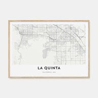 La Quinta Map Landscape Poster