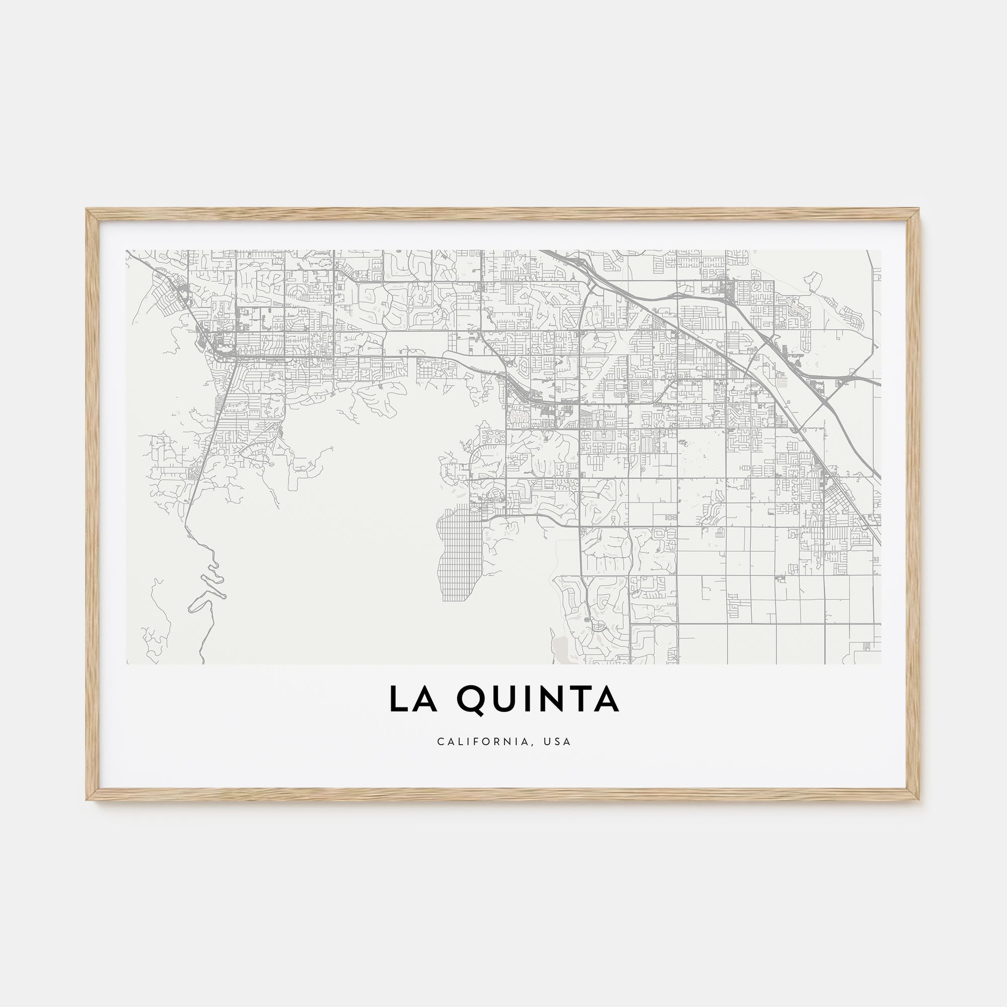 La Quinta Map Landscape Poster