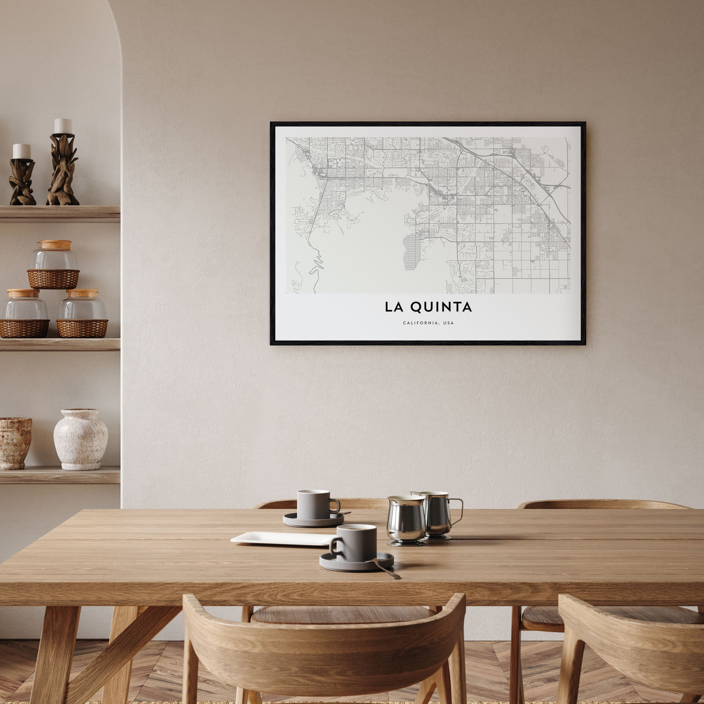 La Quinta Map Landscape Poster