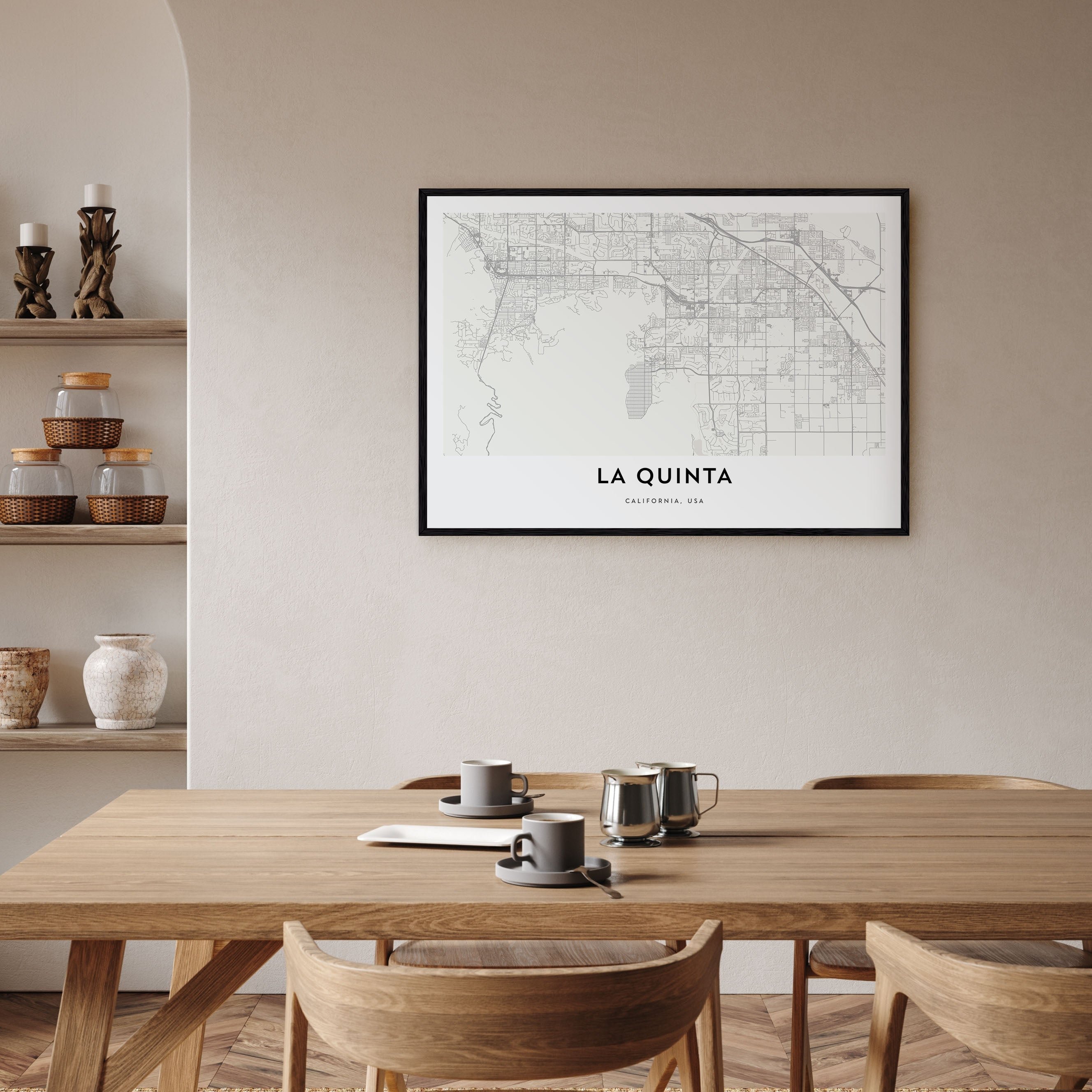 La Quinta Map Landscape Poster
