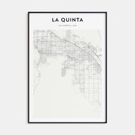 La Quinta Map Portrait Poster