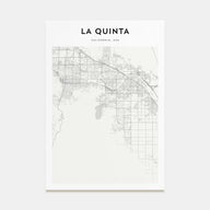 La Quinta Map Portrait Poster