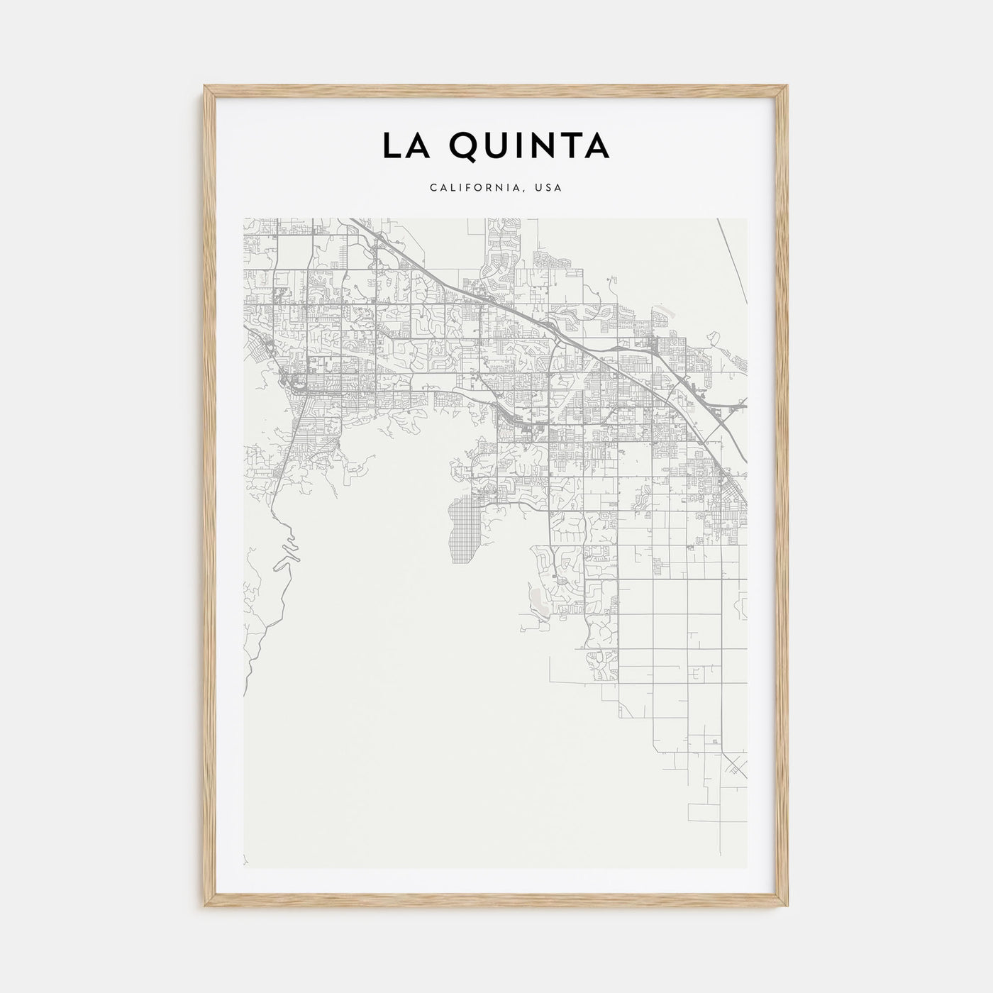La Quinta Map Portrait Poster