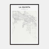 La Quinta Map Portrait Poster