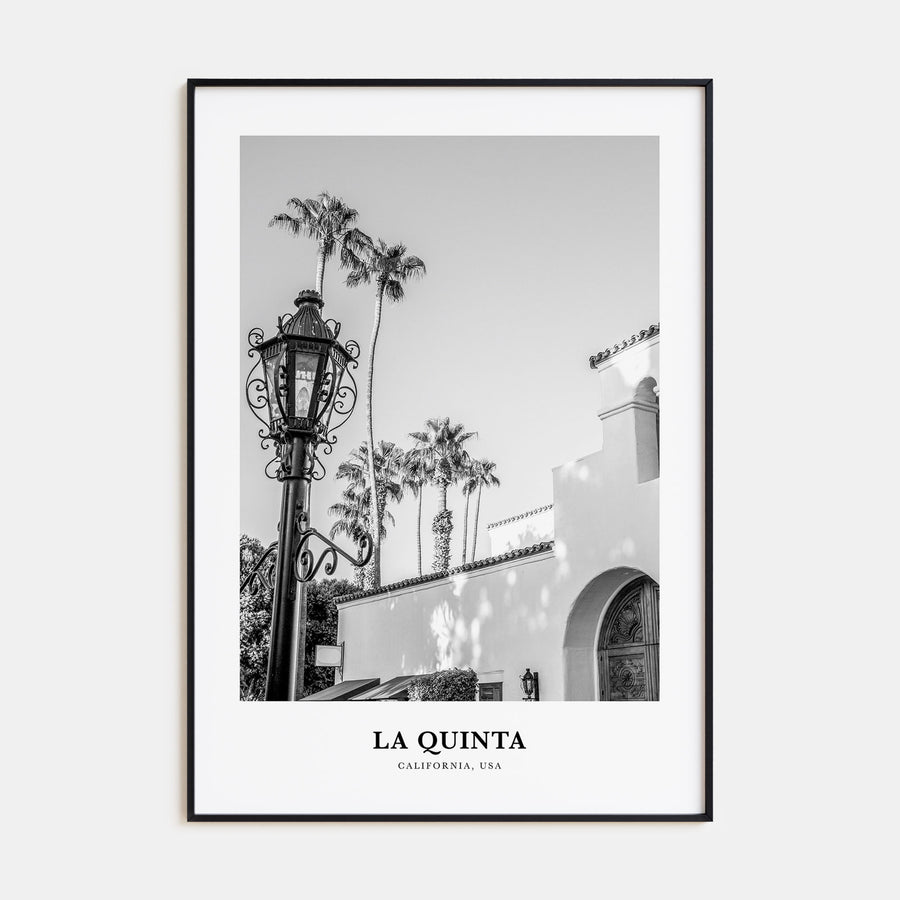 La Quinta Portrait B&W No 1 Poster