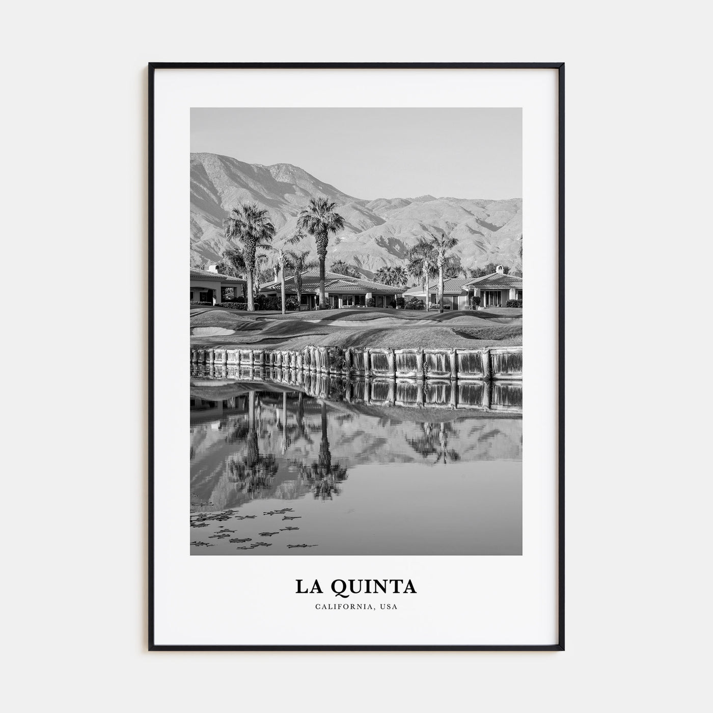 La Quinta Portrait B&W No 2 Poster