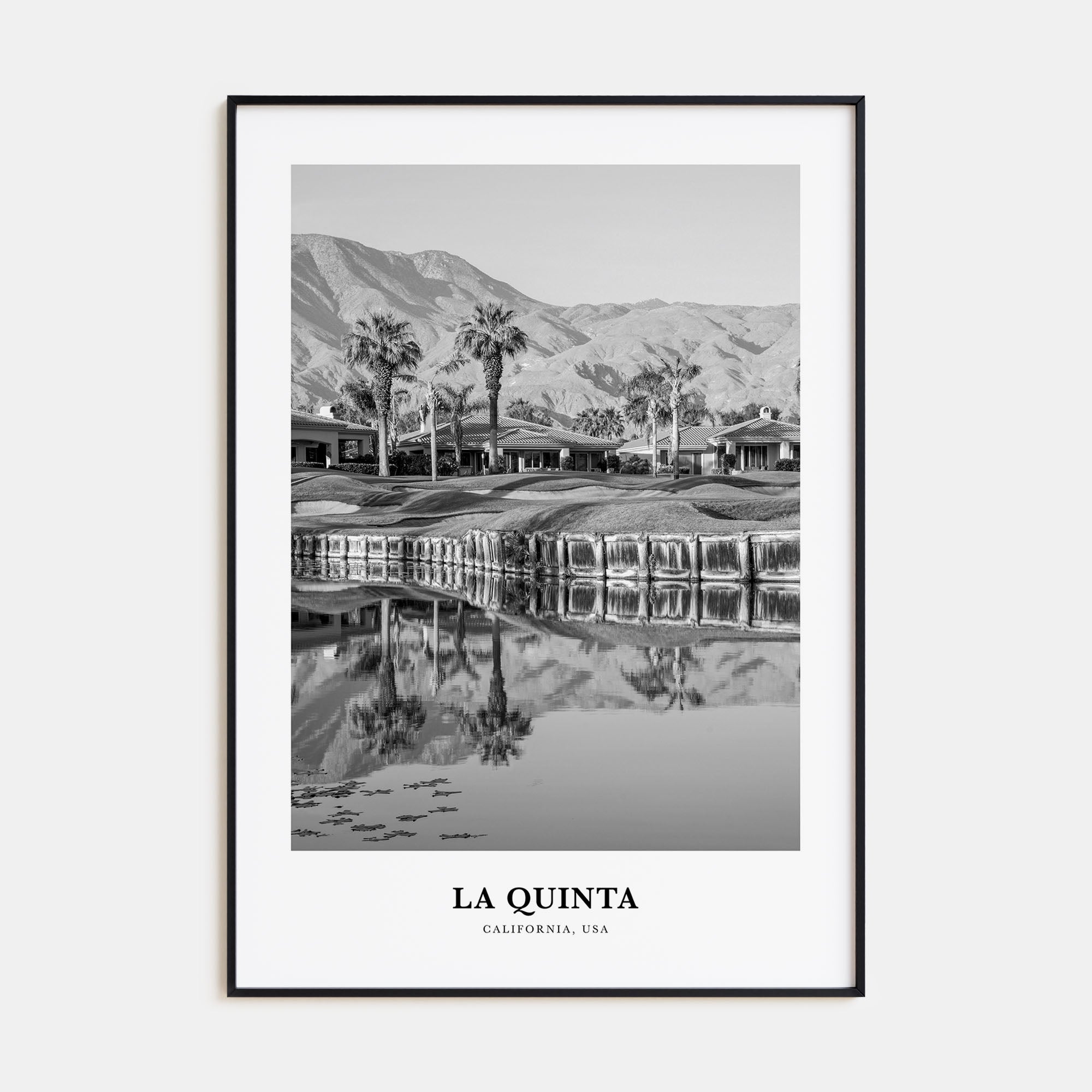 La Quinta Portrait B&W No 2 Poster