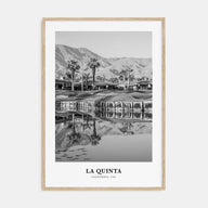 La Quinta Portrait B&W No 2 Poster
