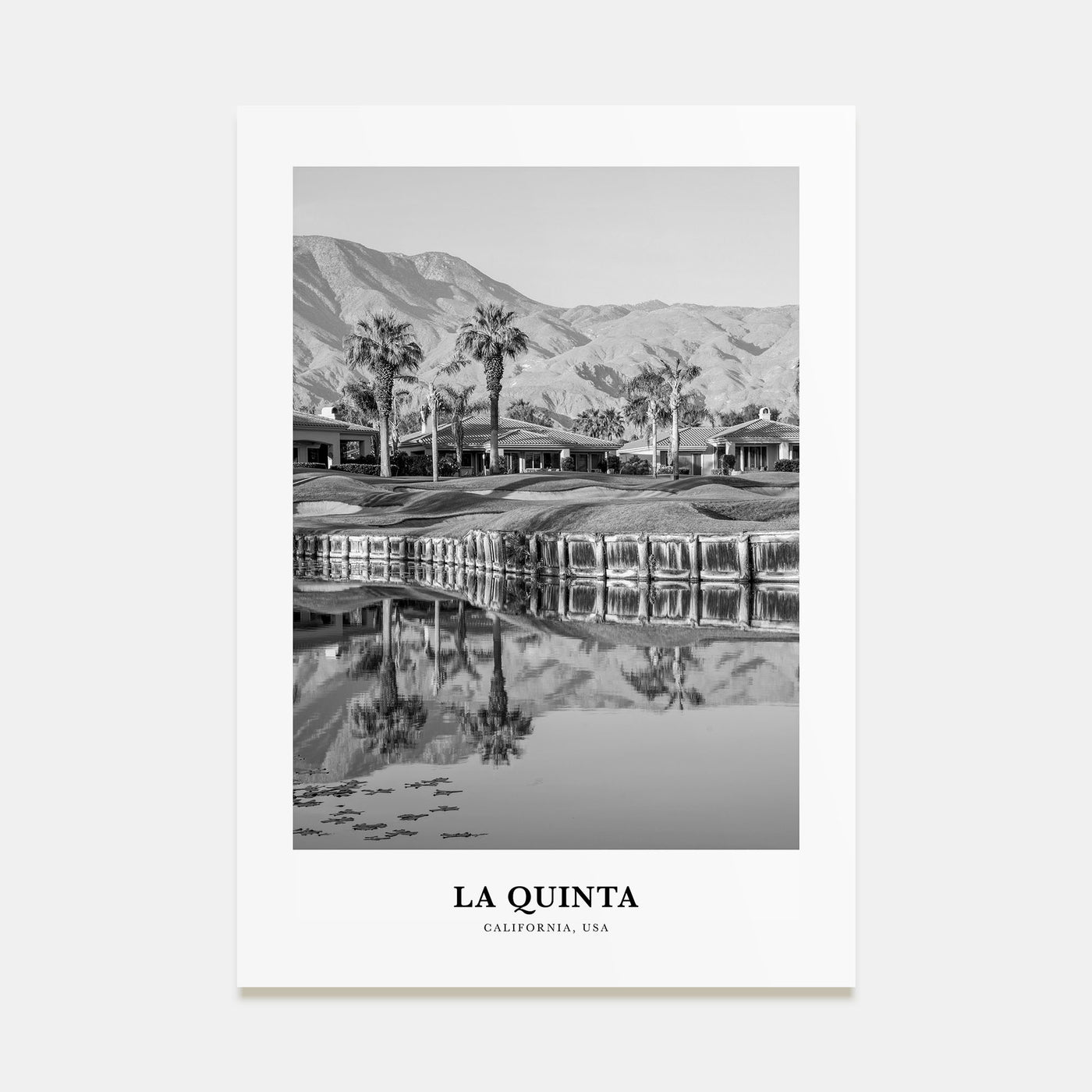 La Quinta Portrait B&W No 2 Poster