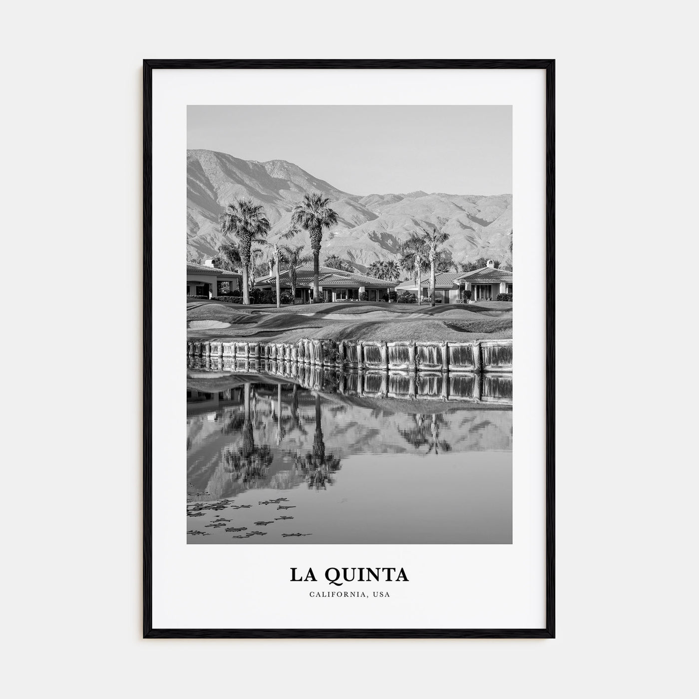 La Quinta Portrait B&W No 2 Poster