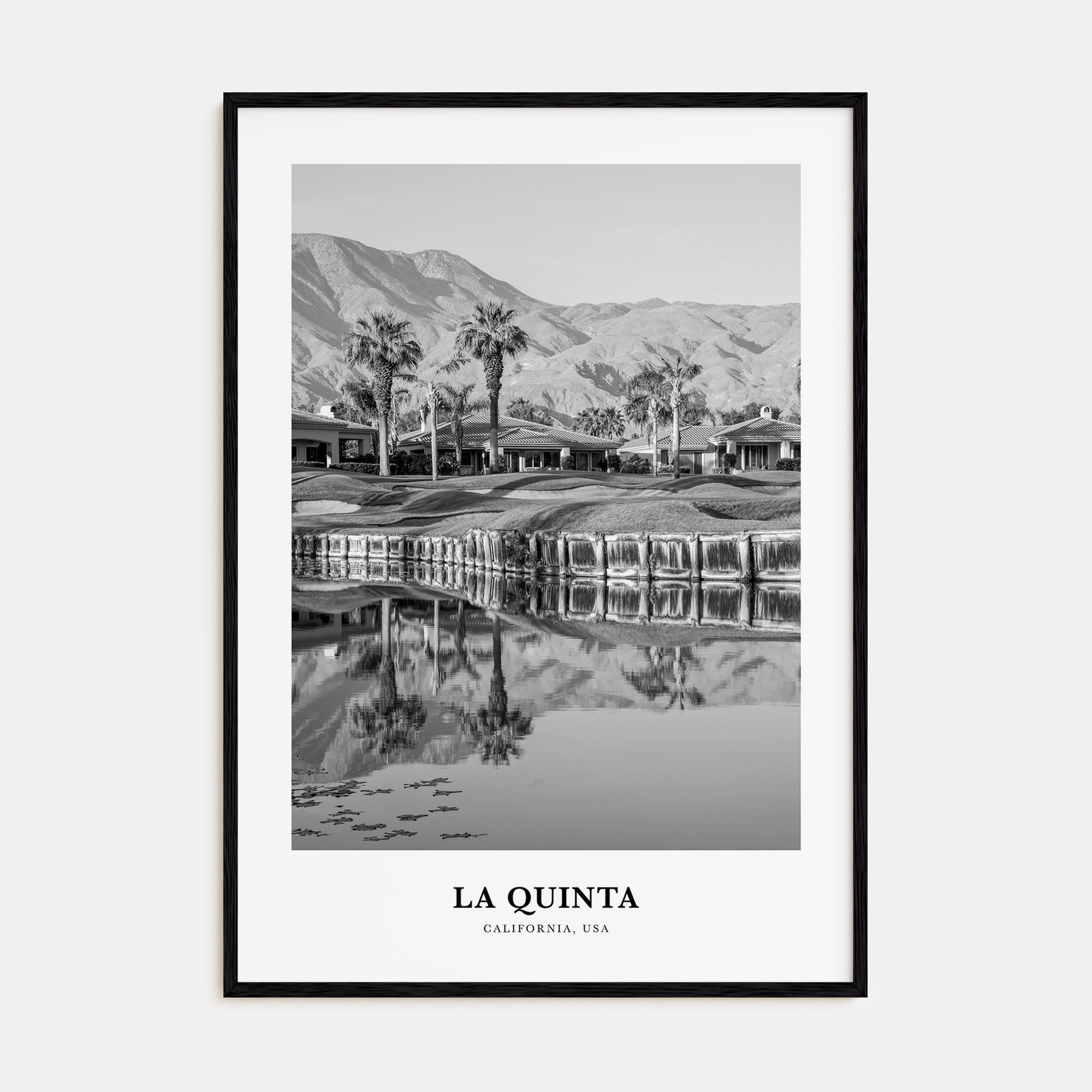 La Quinta Portrait B&W No 2 Poster