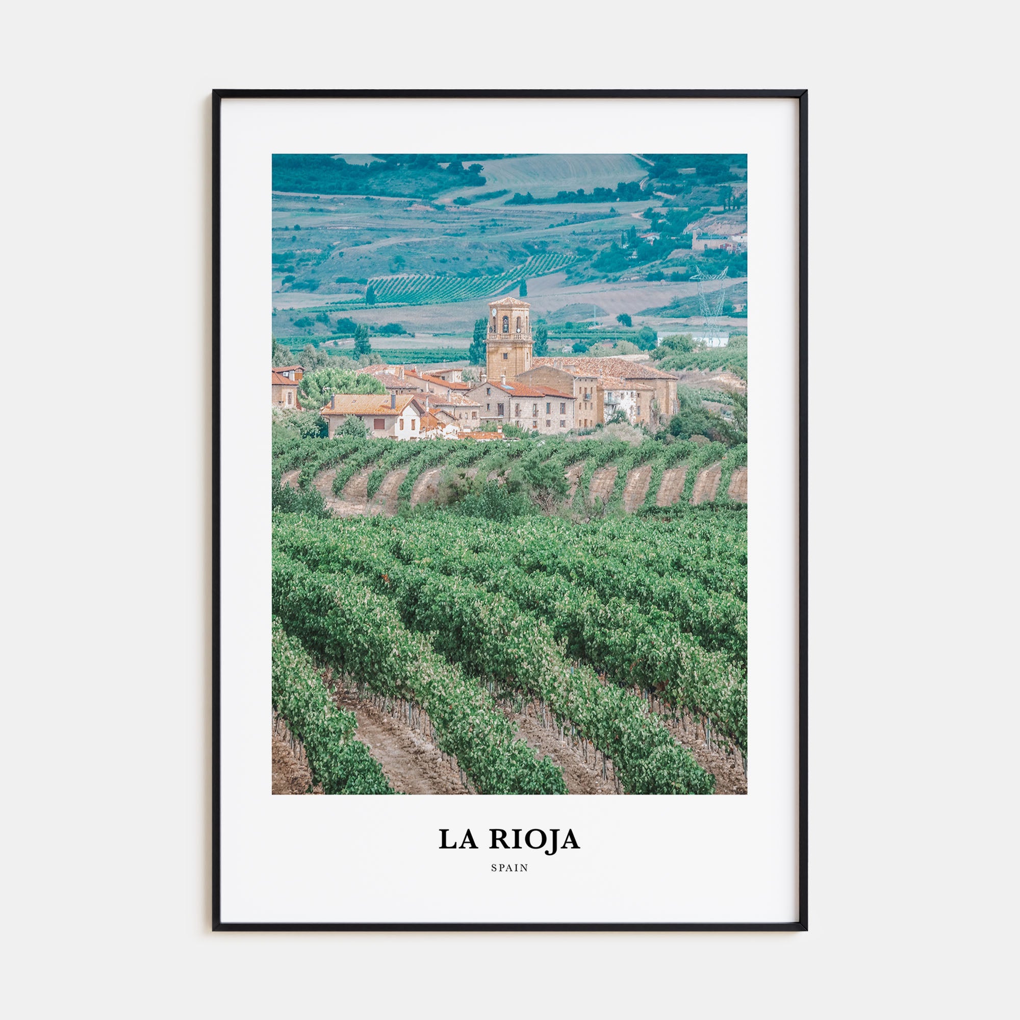 La Rioja Portrait Color Poster