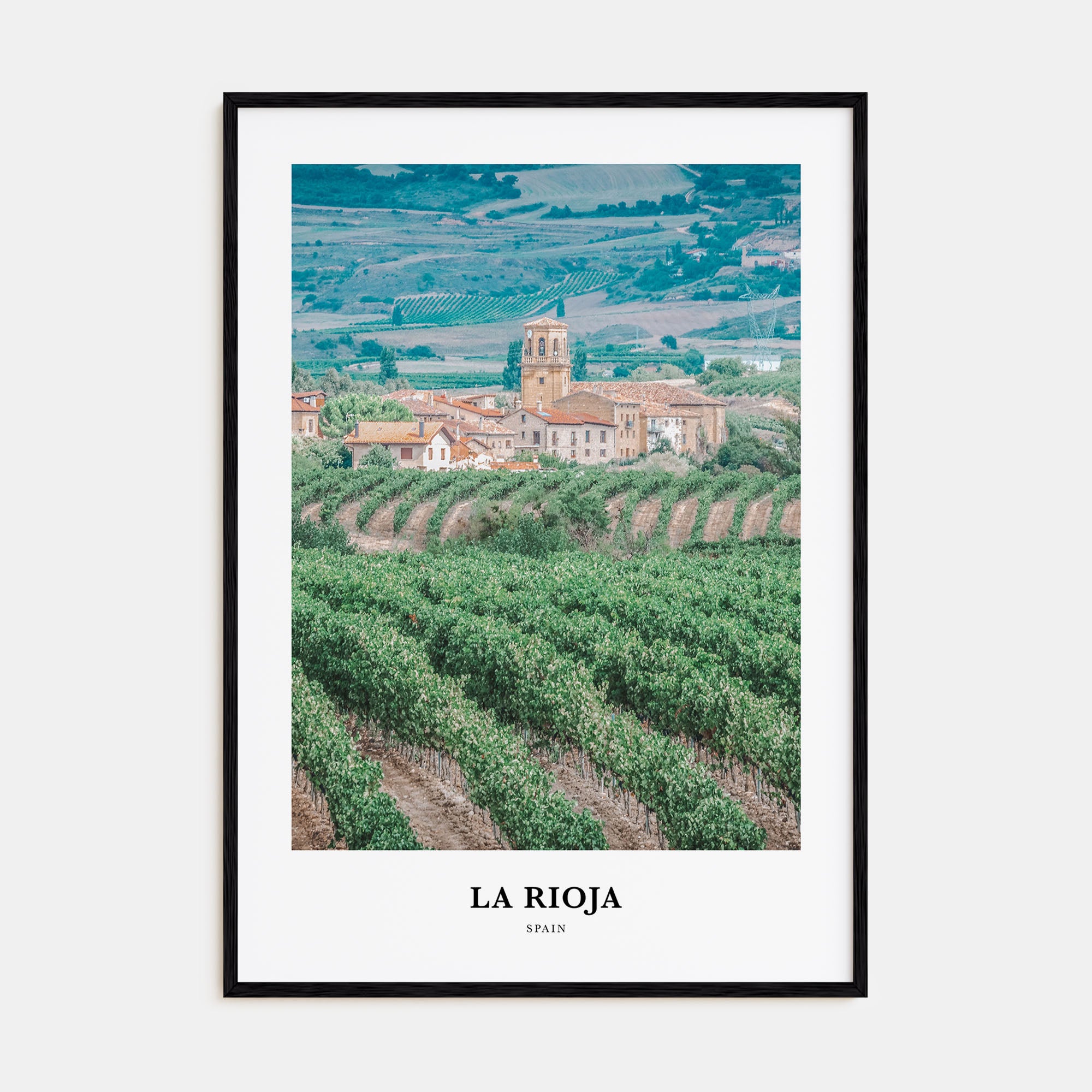 La Rioja Portrait Color Poster