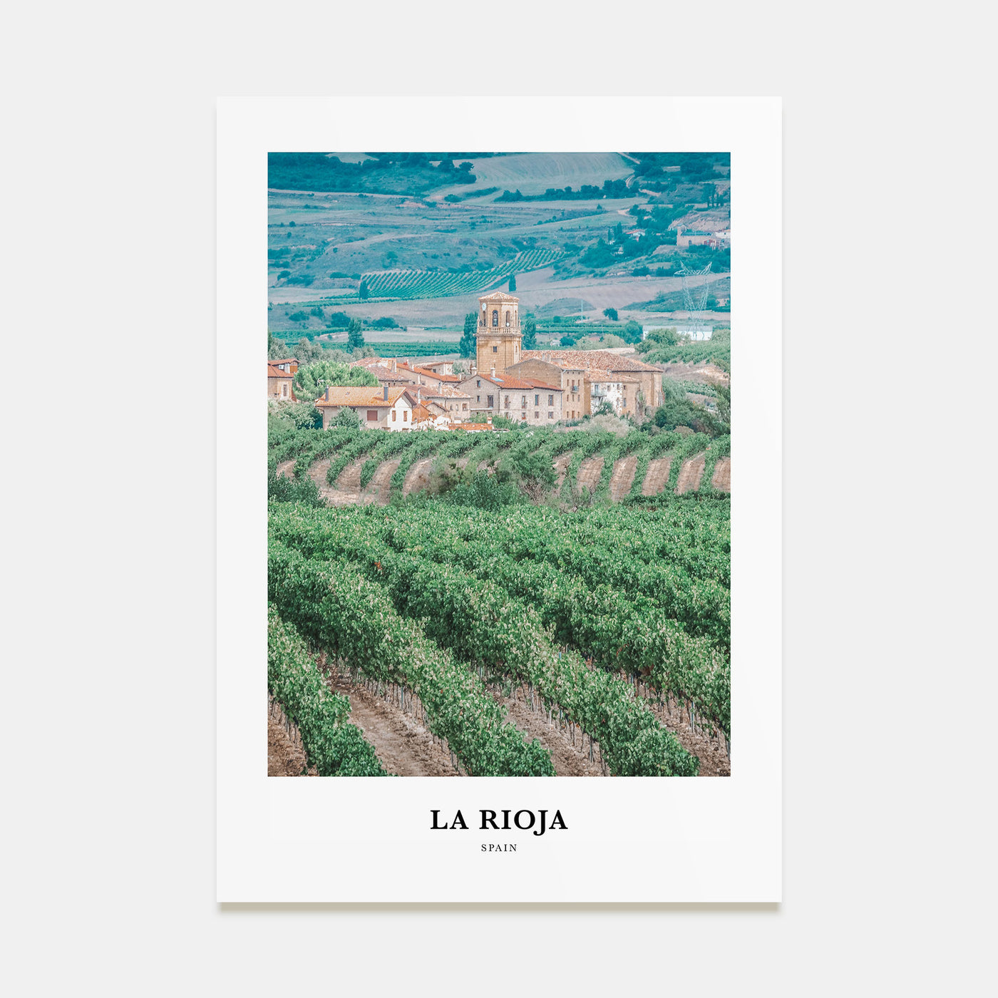La Rioja Portrait Color Poster