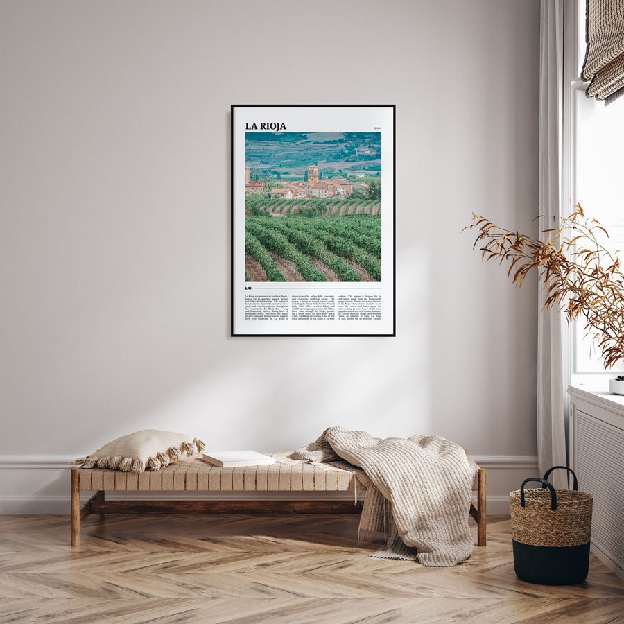 La Rioja Travel Color Poster