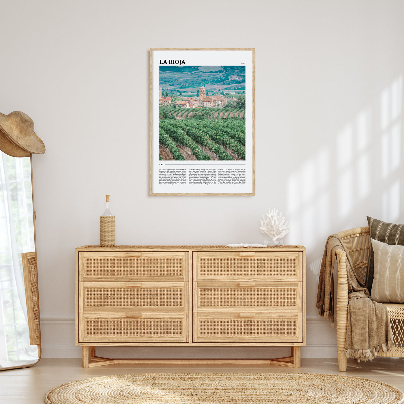 La Rioja Travel Color Poster