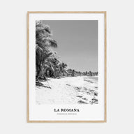 La Romana Portrait B&W Poster
