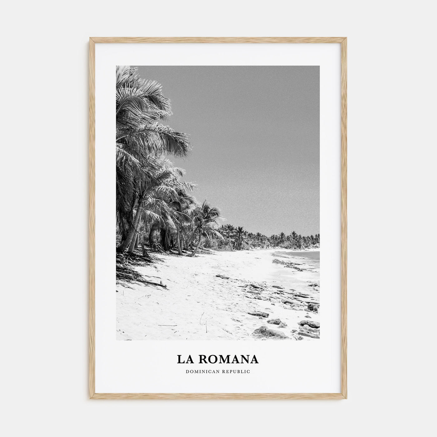 La Romana Portrait B&W Poster