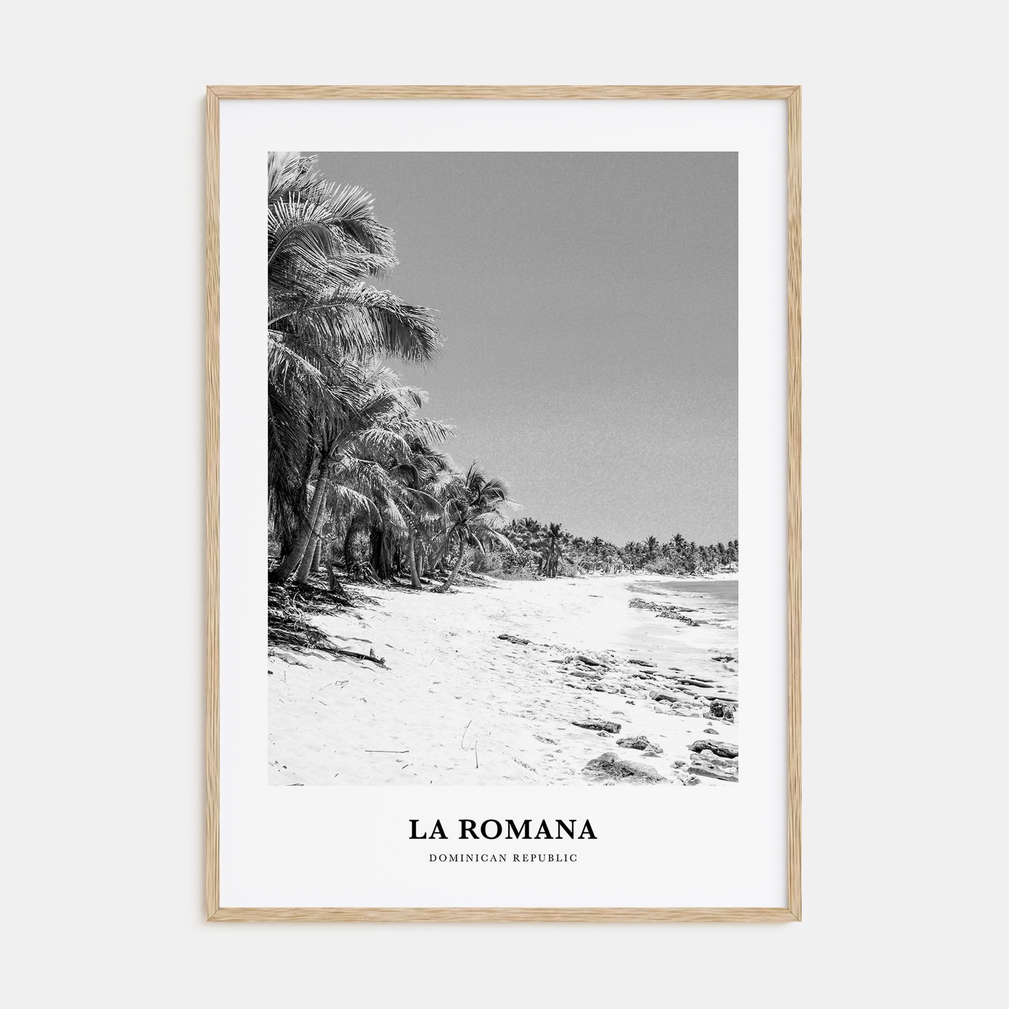 La Romana Portrait B&W Poster