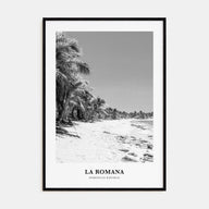 La Romana Portrait B&W Poster