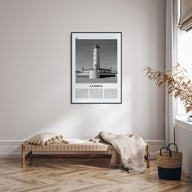 La Serena Travel B&W Poster