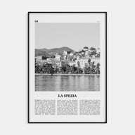 La Spezia Travel B&W Poster