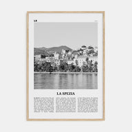 La Spezia Travel B&W Poster