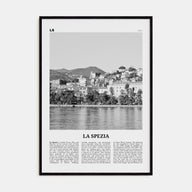 La Spezia Travel B&W Poster