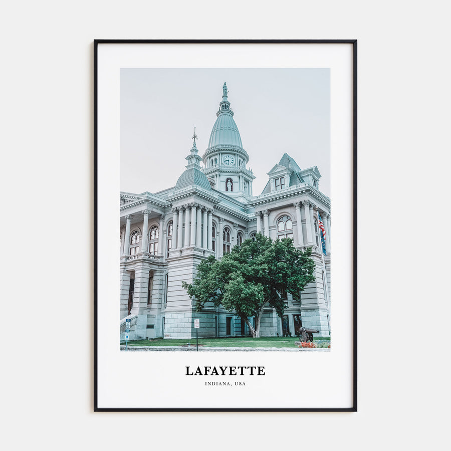 Lafayette, Indiana Portrait Color Poster
