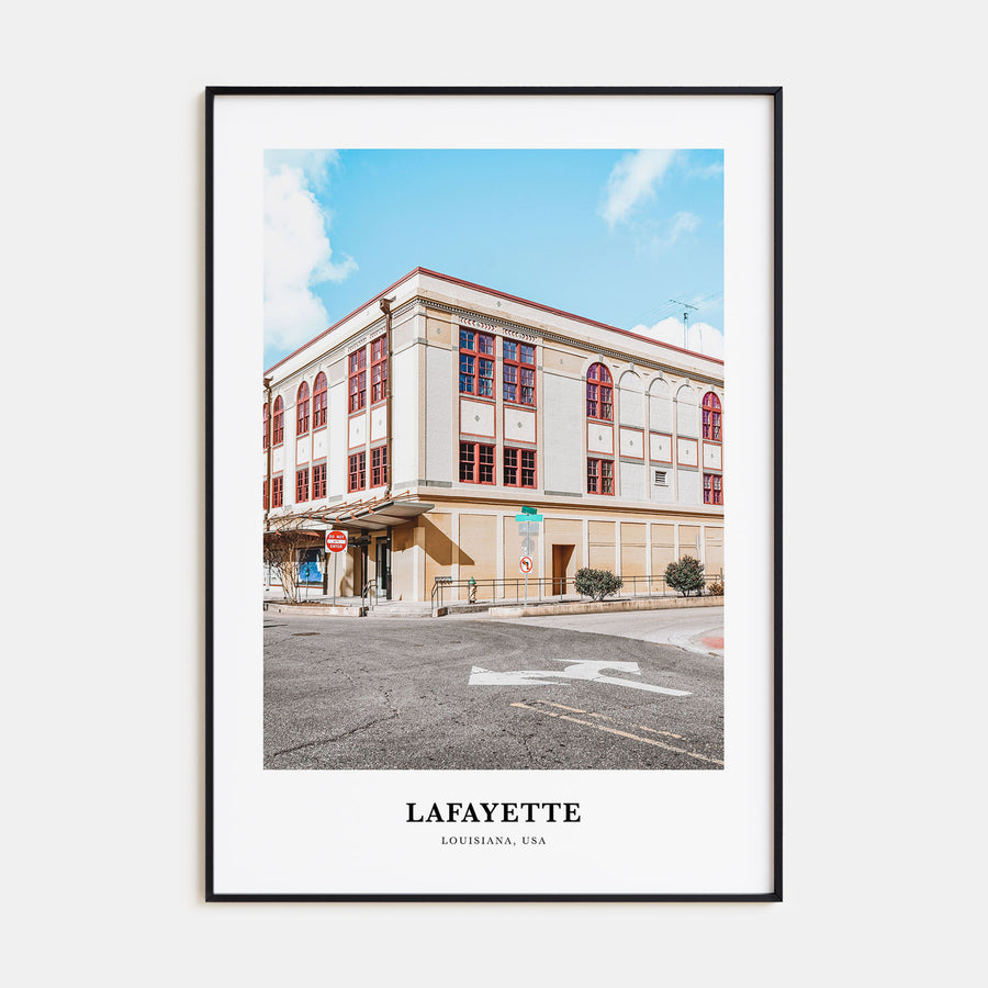 Lafayette, Louisiana Portrait Color Poster