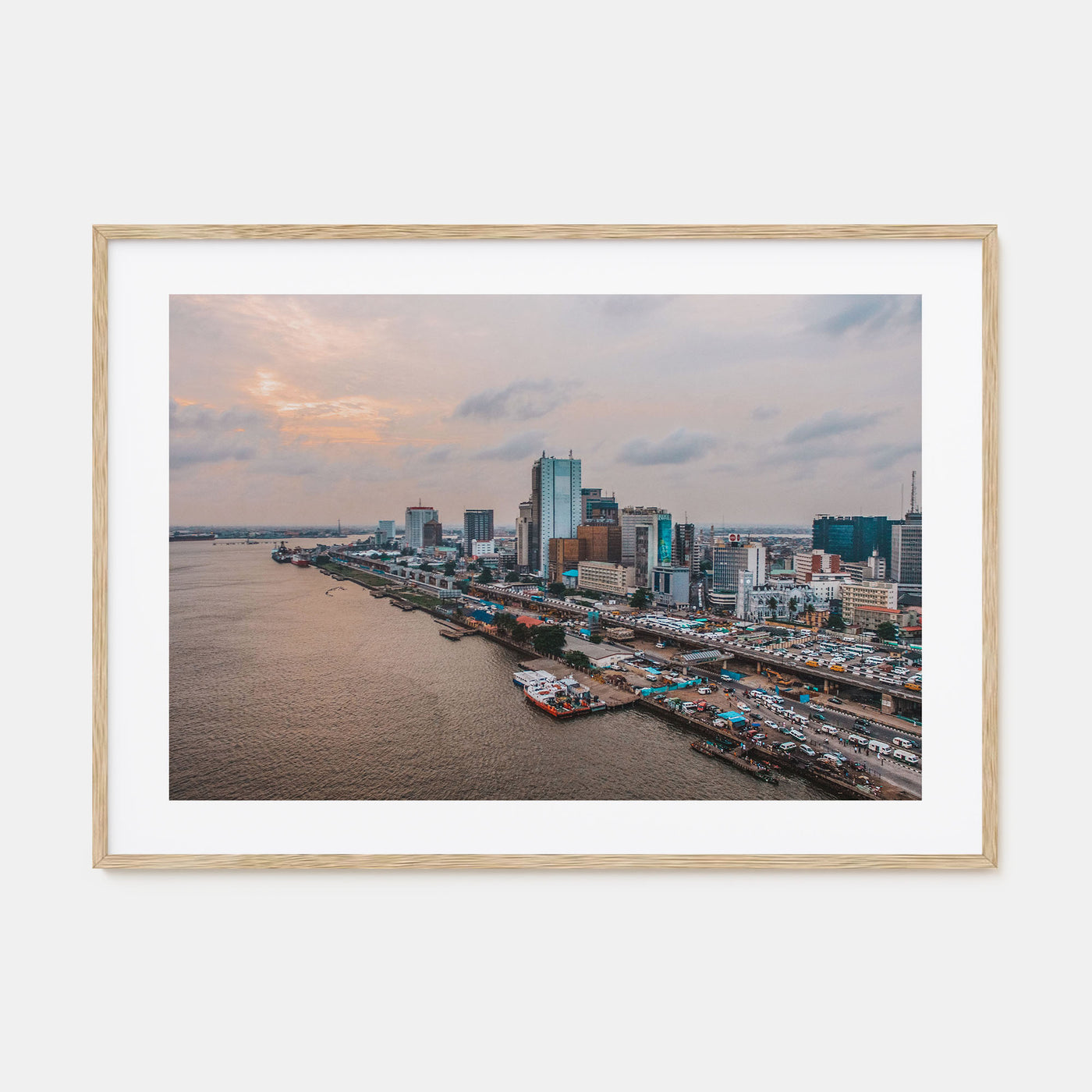Lagos, Nigeria Landscape Color Poster