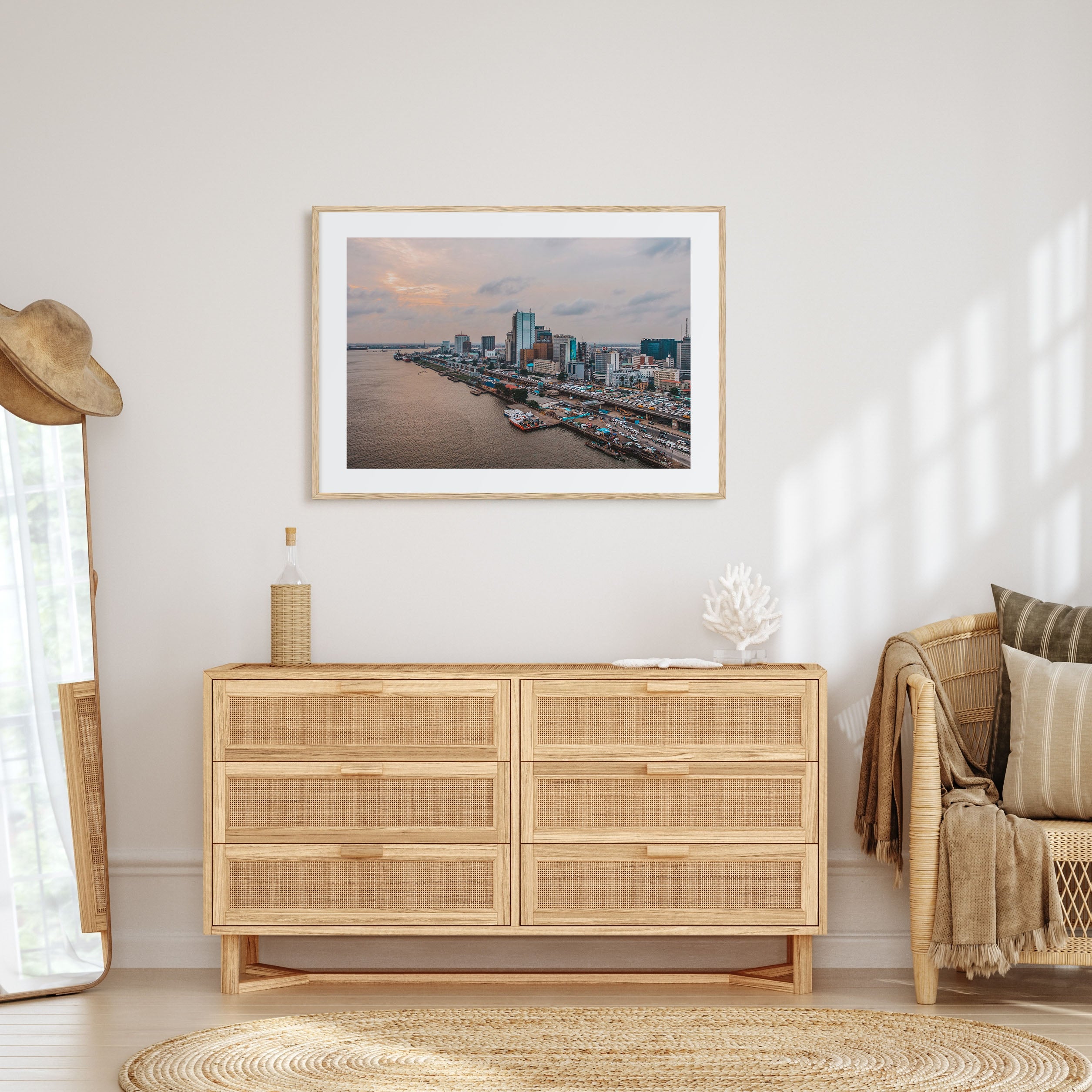Lagos, Nigeria Landscape Color Poster