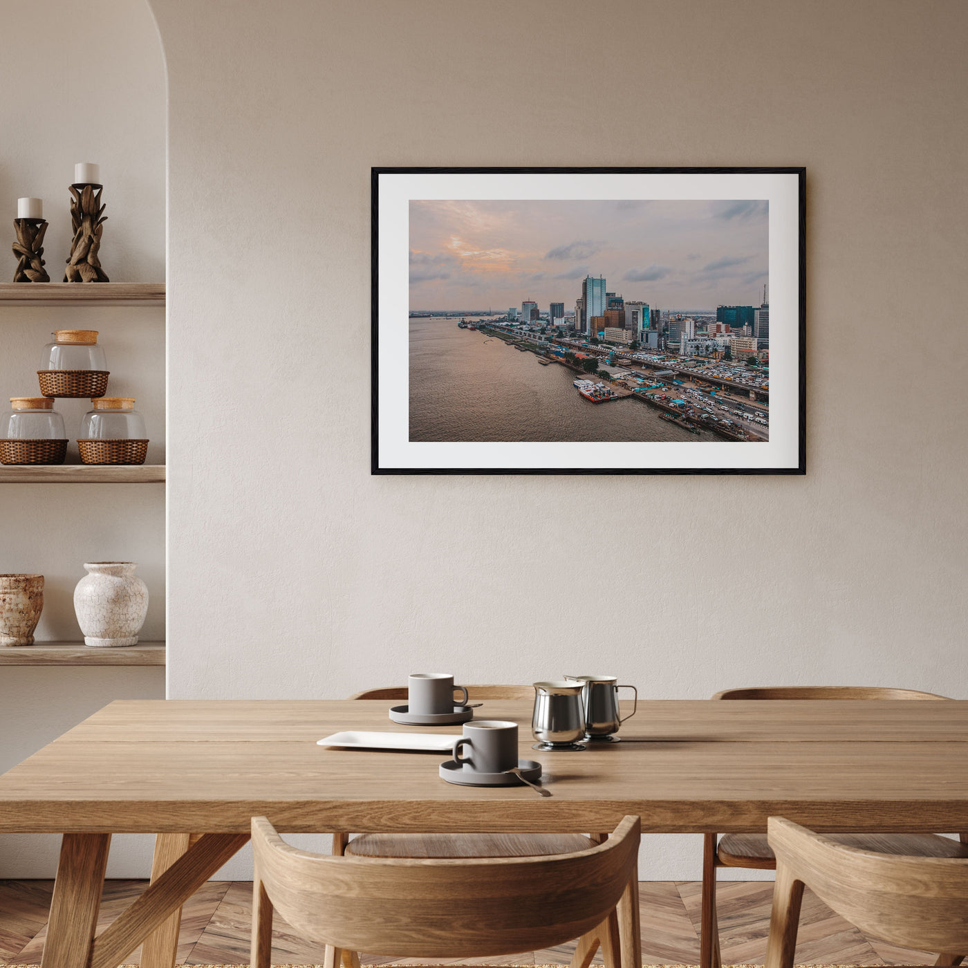 Lagos, Nigeria Landscape Color Poster