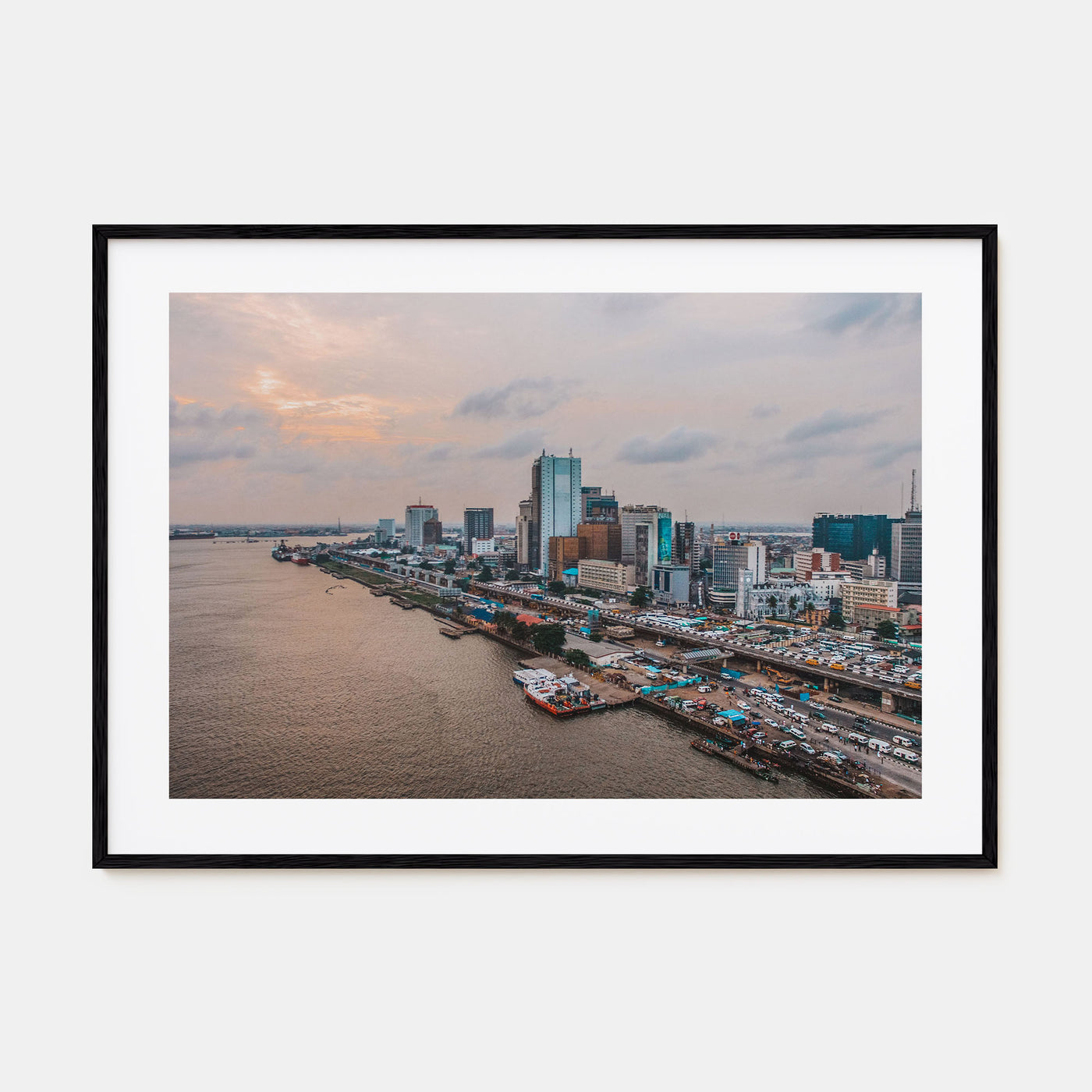 Lagos, Nigeria Landscape Color Poster