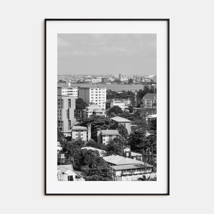 Lagos, Nigeria Photo B&W Poster
